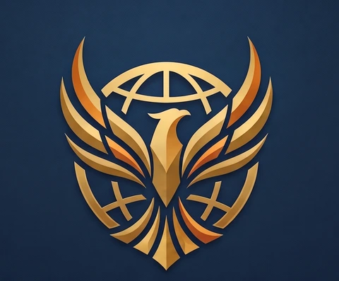 Phoenix bird emblem